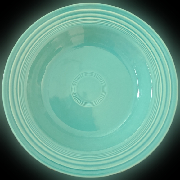 Fiesta Other - Fiestaware turquoise rimmed soup bowl